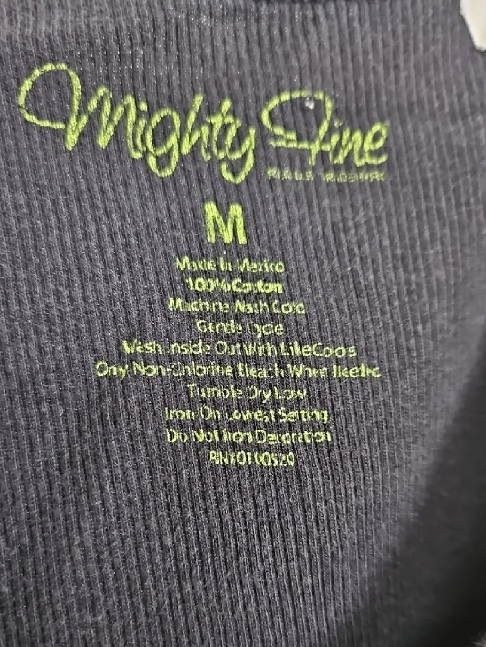 Mighty Fine Invader Zim Gir Black And Gray Stripped Tank Top - Picture 2 of 4